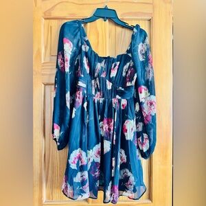 EUC Express Floral Mini Dress XS